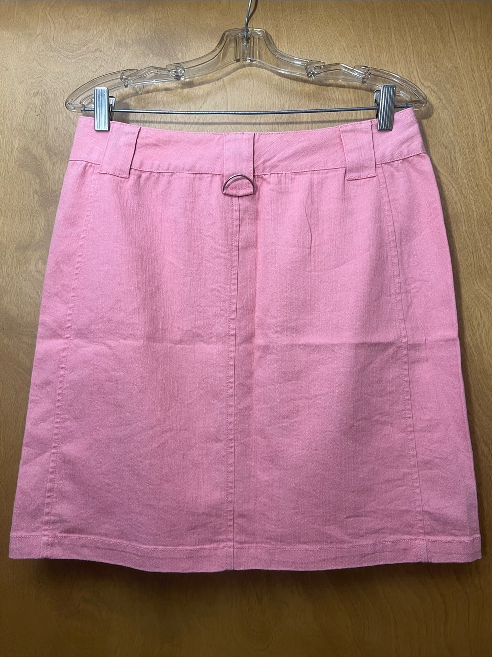 Halston Jeans pink denim skirt, vintage, NWOT - Picture 13 of 15